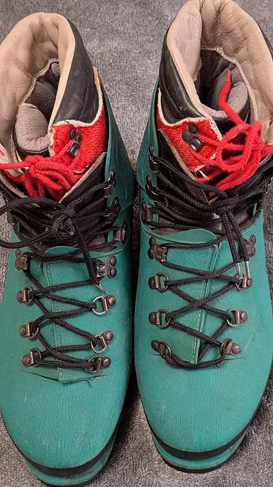 Vintage Lowa Civetta Ice Climbing/Mountaineering Boots;US Men's 10.5;Good Cond.