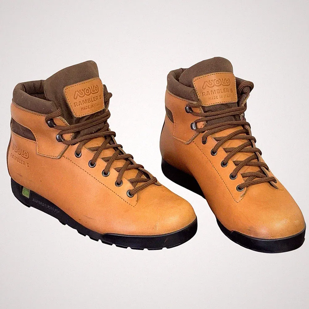 VTG ASOLO Rambler S Hiking Backpacking Mountaineering Boots Asosorb System Sz 10
