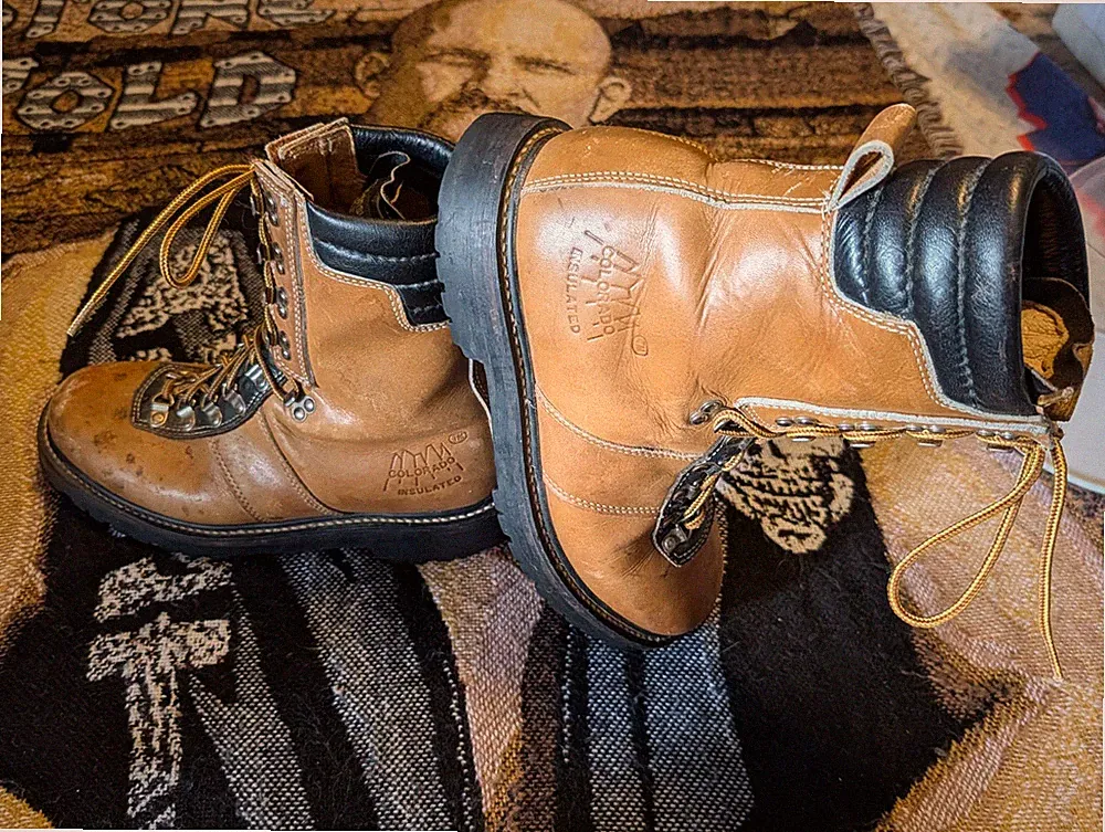 VTG Colorado Insulated Heavy Mountaineering Hiking Outdoor Boots Men 8M Leather
