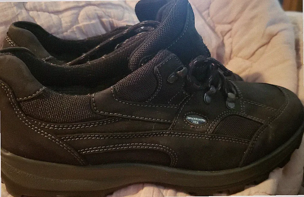 Waldlaufer Luftpolster Black suede Walking Hiking Size 10.5 11 women's