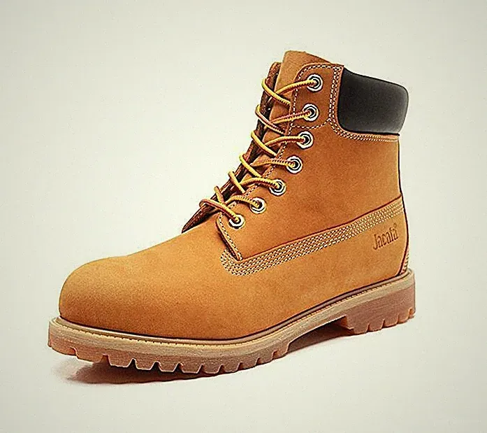 Water Resistant Shoe Winter Snow Work Boots Mens Genuine Leather 6'' Lace Up 061