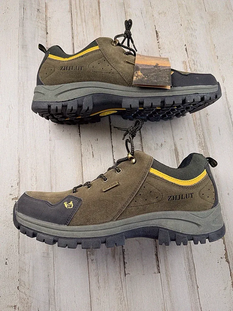 Waterproof Men Hiking Shoes Comfortable Breathable Non-slip Outdoor NWT Fast Shp