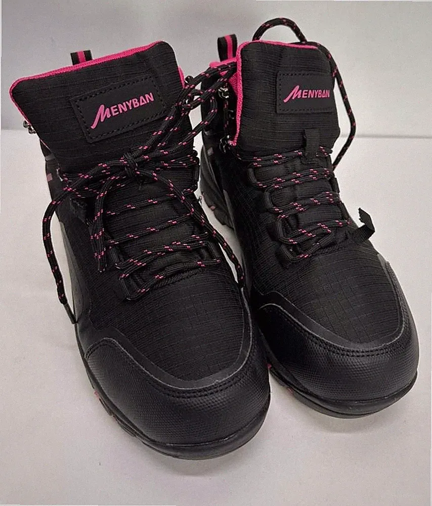 Waterproof Women's Hiking Boots with Wide Toe Box Lightweight Non-Slip Grip Ankl