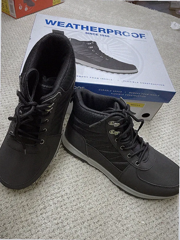 Weatherproof “Stoll Cold” Men's Waterproof Boots [Black] - SZ 8