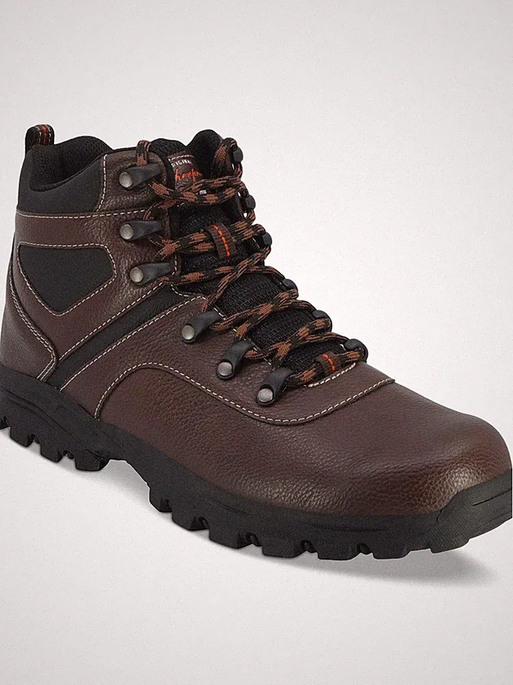 WEATHERPROOF VINTAGE Mens Brown 1 Platform Jasper Block Heel Hiking Boots 9 M