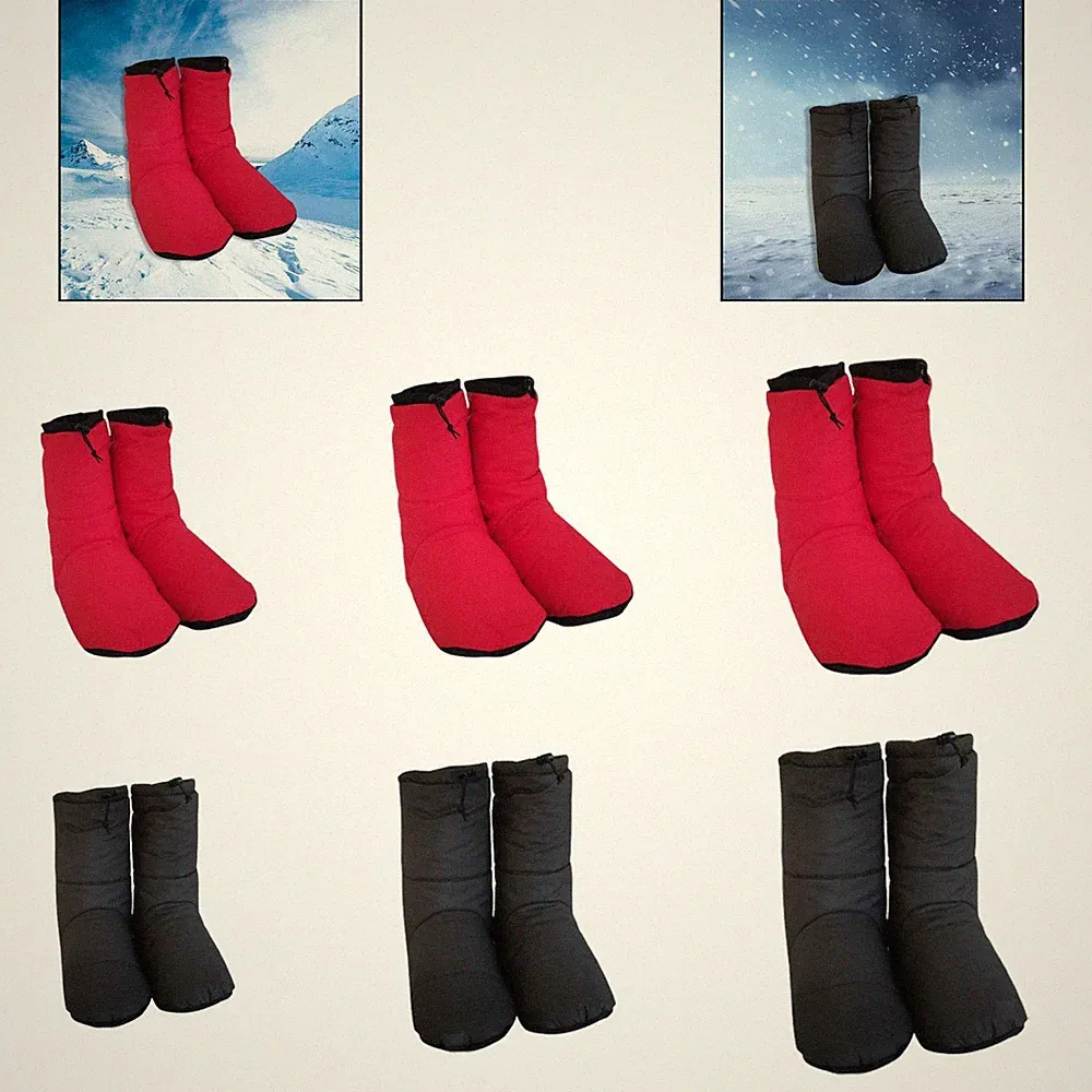 Winter Booties Slipper Boots for Men Women for Backpacking Outdoor Camping