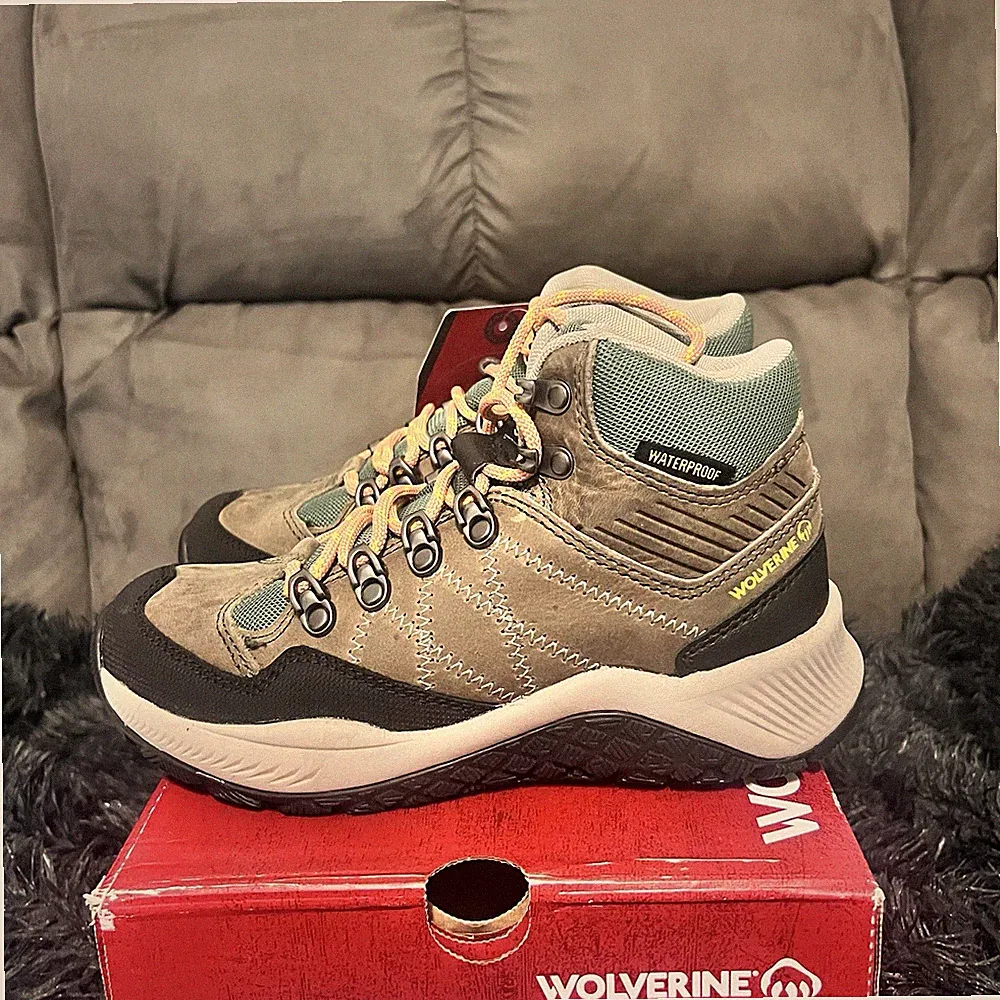 Wolverine Luton Waterproof Mid Hiker Women's Size 5.5M Aluminum W880385