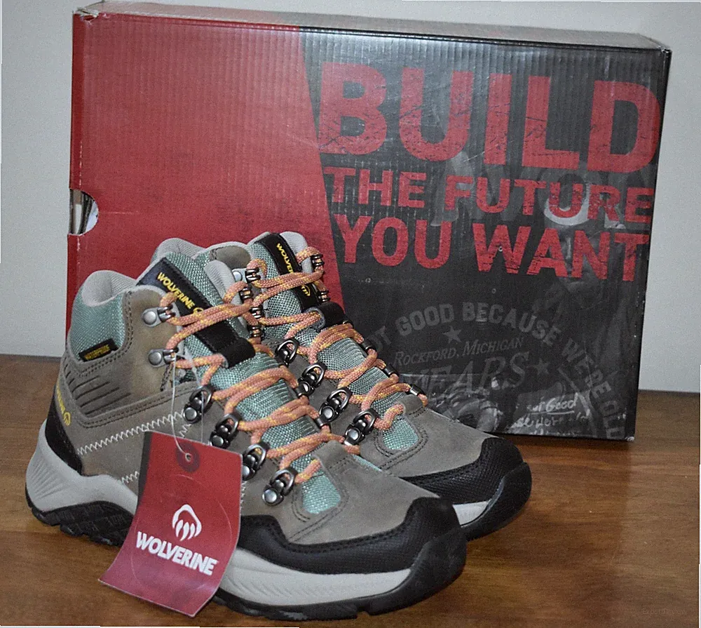 Wolverine Luton Waterproof Mid Hiker Women's Size 7.5M Aluminum W880385