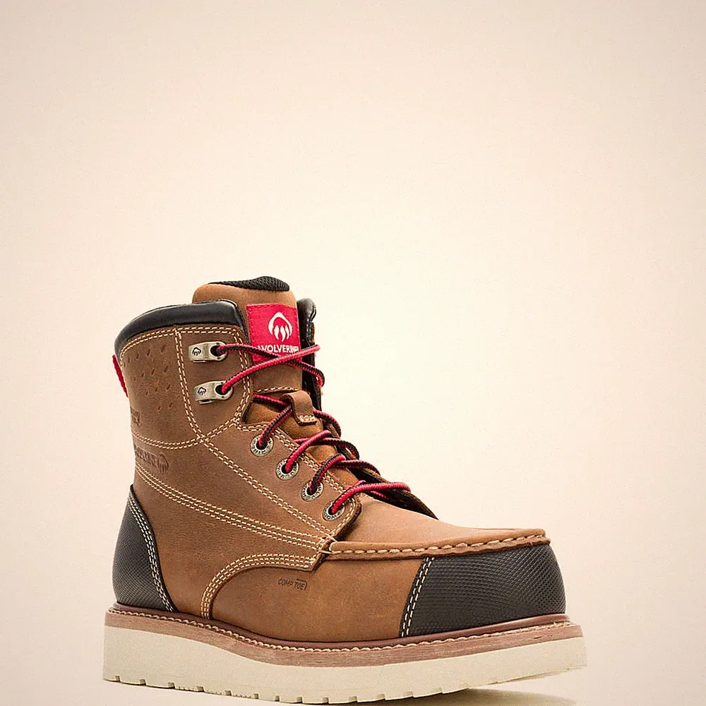 *WOLVERINE* Men's Loader II ft HyperRest 6" Work Boot- Soft Toe- W260015
