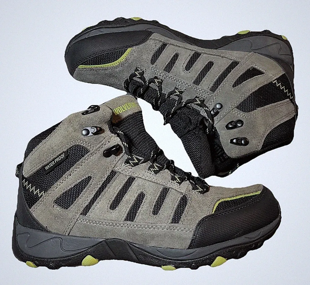 WOLVERINE Men's Mountain Hiking Backpacking Trail Boots M 9.5 Memory Foam Insole