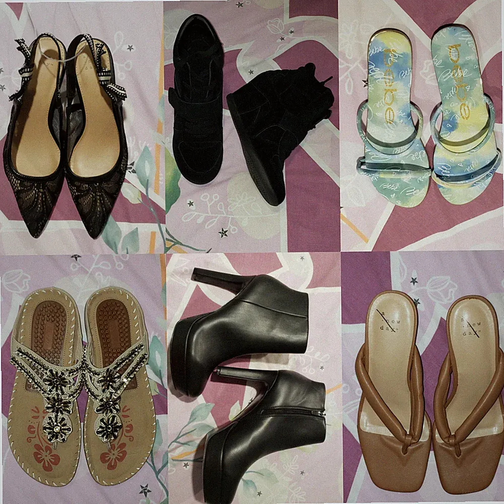 Woman's 7-8.5 Nine West Bebe Ash Ablanczoom A New Day Shoes Booties, Sandals