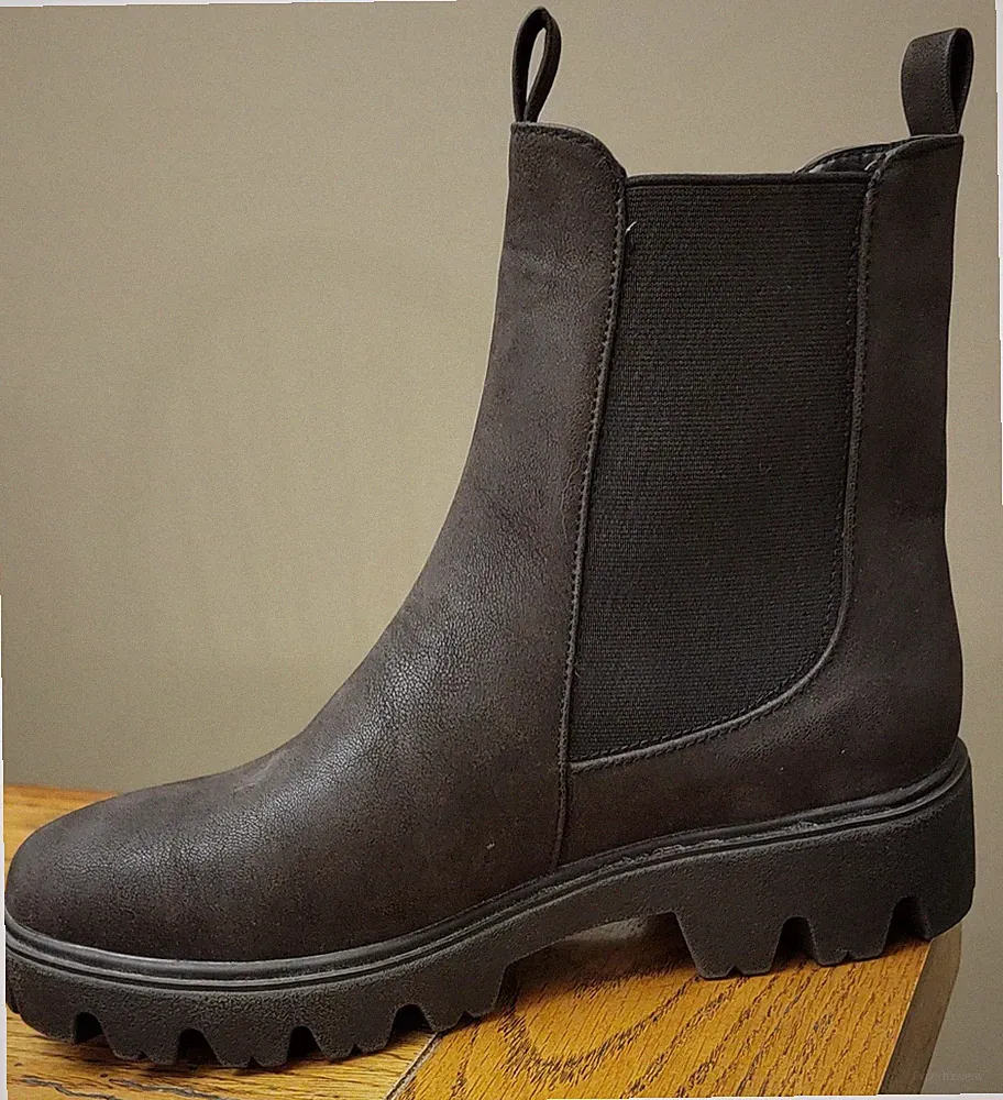 Women Boots Goth Heel Platform Thick Sole Motorcycle Comfort *RIGHT BOOT ONLY*