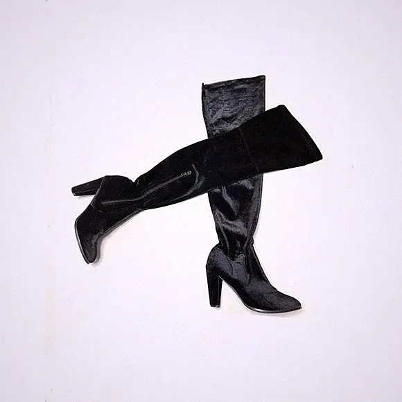 Women Boots Winter Over The Knee Boots Long Boots Comfort Square Heels Shoes