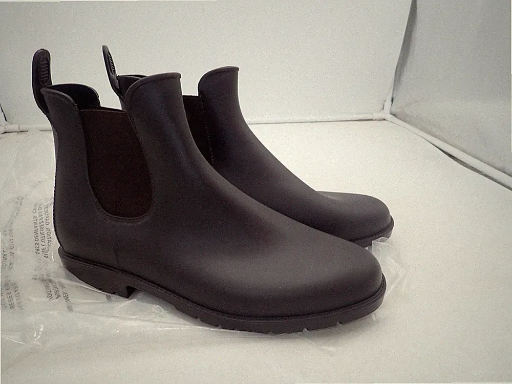 Women's Ankle Rain Boots Waterproof Brown Rain Chelsea Booties Size 6.5