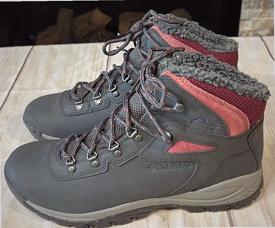 Women’s Columbia Newton Ridge PLUS OMNI HEAT Hiking Boots Waterproof Size 12