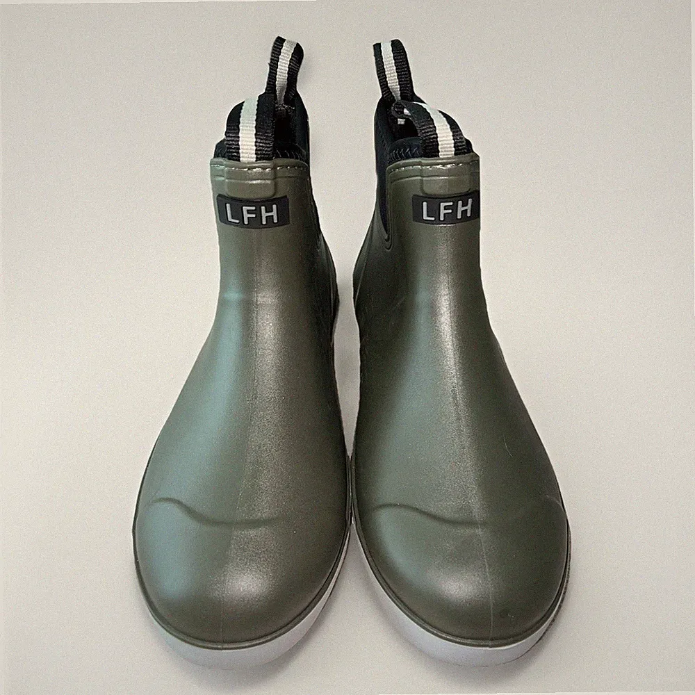 Women's Deck Boots - Waterproof Ankle Rain Boots Anti-Slip | Men’s 9.5