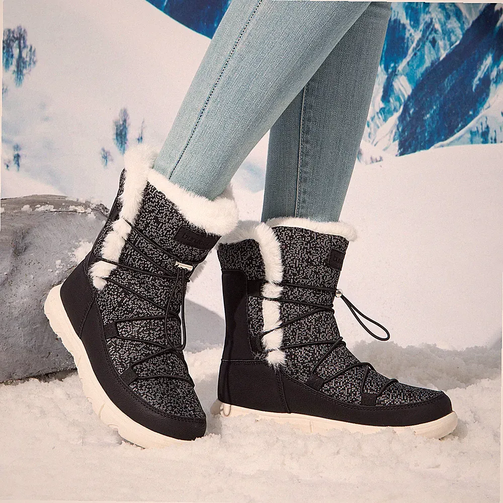 Women's Fashion Winter Snow Boots Fur Lining Casual Indoor Outdoor Snow Boots