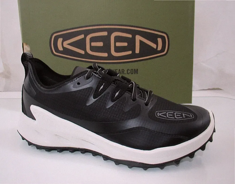 Women's Keen Zionic Speed Hiking Shoes Sneakers Black / Star White Size 8.5
