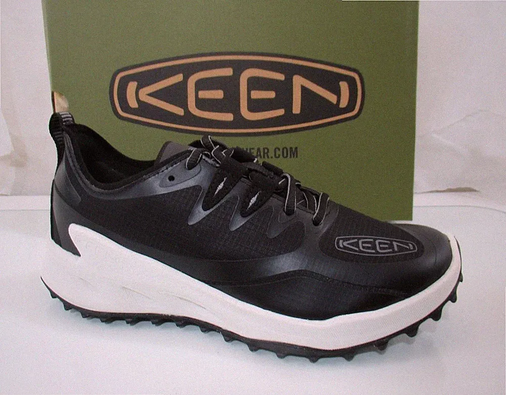 Women's Keen Zionic Speed Hiking Shoes Sneakers Black / Star White Size 9