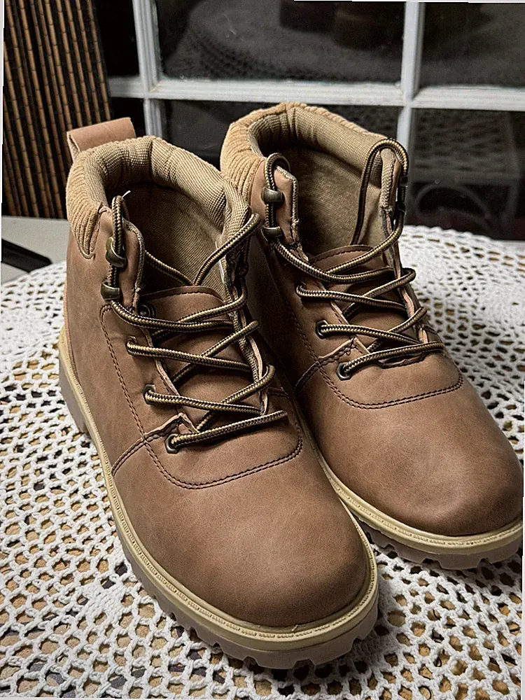 Women's Marley Lilly Hiking Ankle Boots Brown Size 7M Slip Resistant sku 704