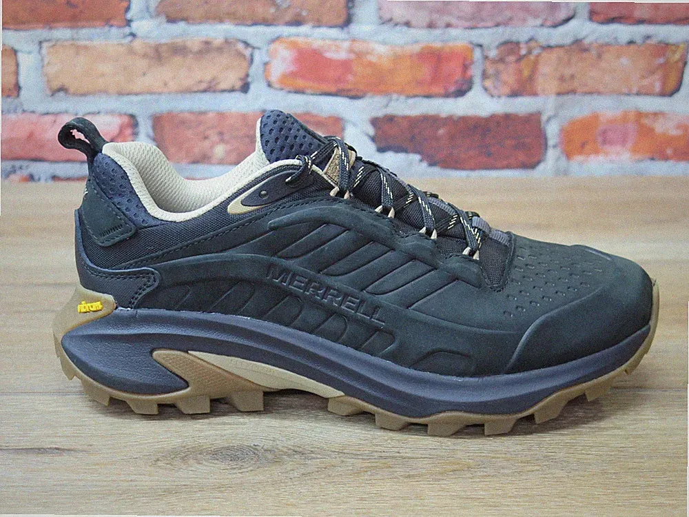 Women's Merrell Moab Speed 2 Leather WP Low-Top Hiking Boot Black *J038224