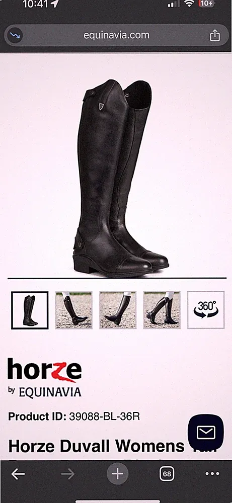 Women’s Tall Equestrian Dress Boots