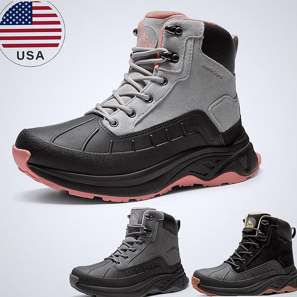 Women's Waterproof Hiking Boots Outdoor Trekking Camping Trail Lightweight Boots
