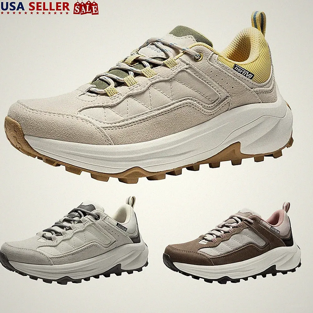 Women's Waterproof Hiking Shoes Comfortable Walking Trekking Sneakers