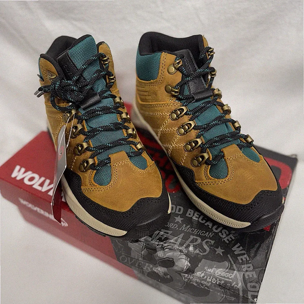 Women’s Wolverine Luton Mid Hiker Waterproof Skid Resistant Hiker Boot 6.5 M