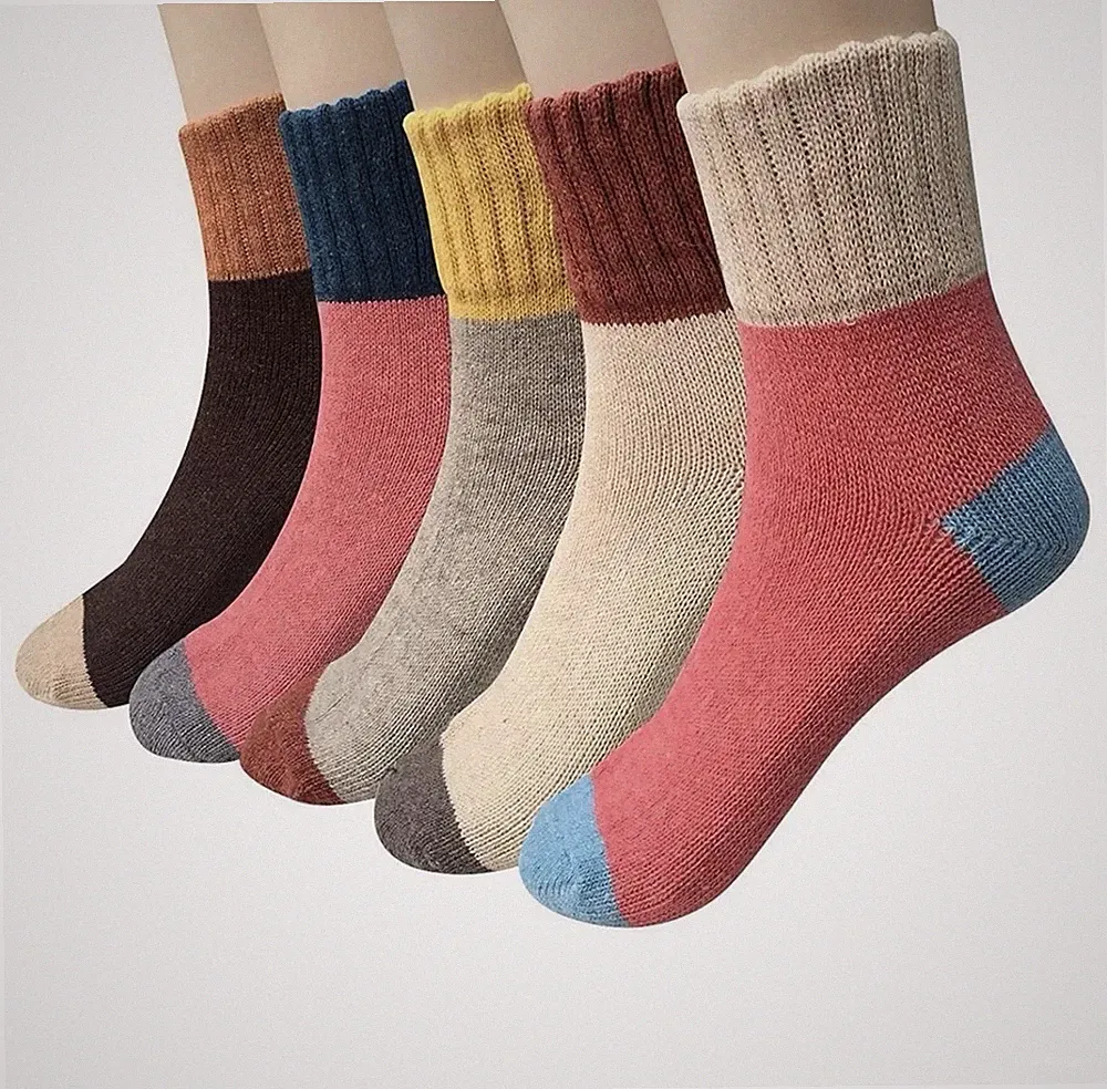 Women’s Wool Socks (20-pair Pack)-suitable For Hiking And Mountaineering Boots