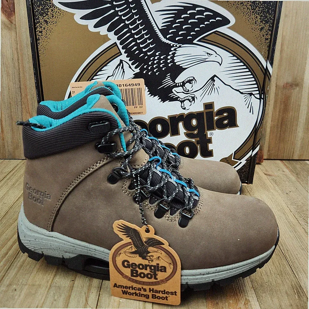 Womens Georgia Boot Eagle Trail Boos size 7 Outdoor Hiking Foam Ankle High