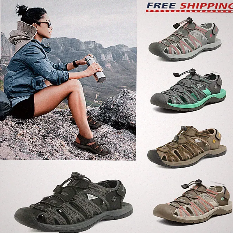 Womens Hiking Adventurous Sandals Closed Toe Outdoor Beach Fisherman Shoes US