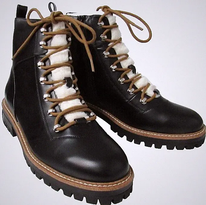 WOMENS Leighton Hiking Boots - A New Day Black Size 11 Memory Foam NEW