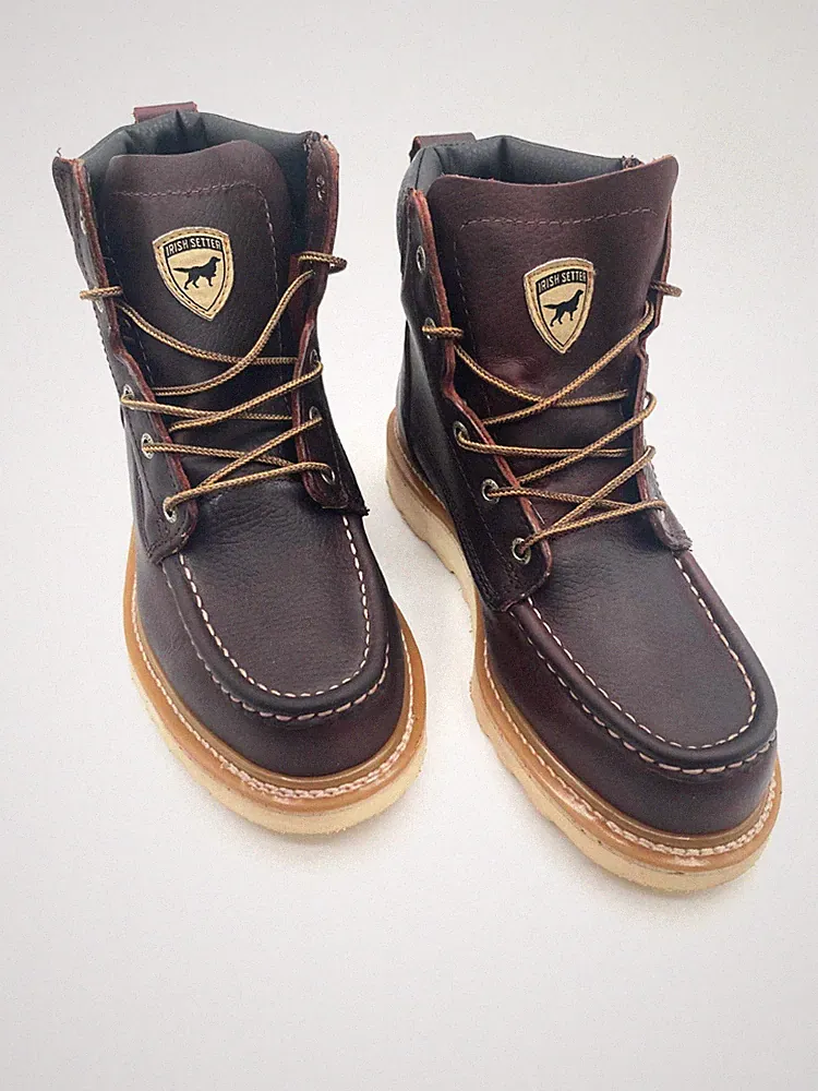 Work Boot Irish Setter, Ashby, 6" Soft Toe, Full Grain Leather, Goodyear Welted