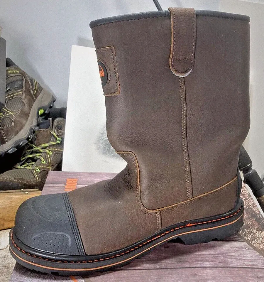 Work Boots Sizes 7-18, Hoss Boot, Cartwright II, Safety/TPU Toe, PR, Waterproof