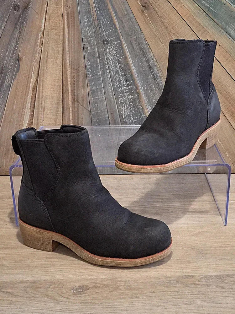 Worx by Red Wing Women's Zinc Chelsea Black Boots ASTM F2413-18 Size 6W