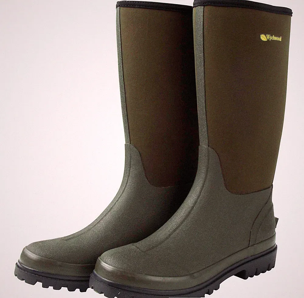 Wychwood ¾ Neoprene Waterproof Fishing, Hiking Wellington Boots – Sizes 7 to 12
