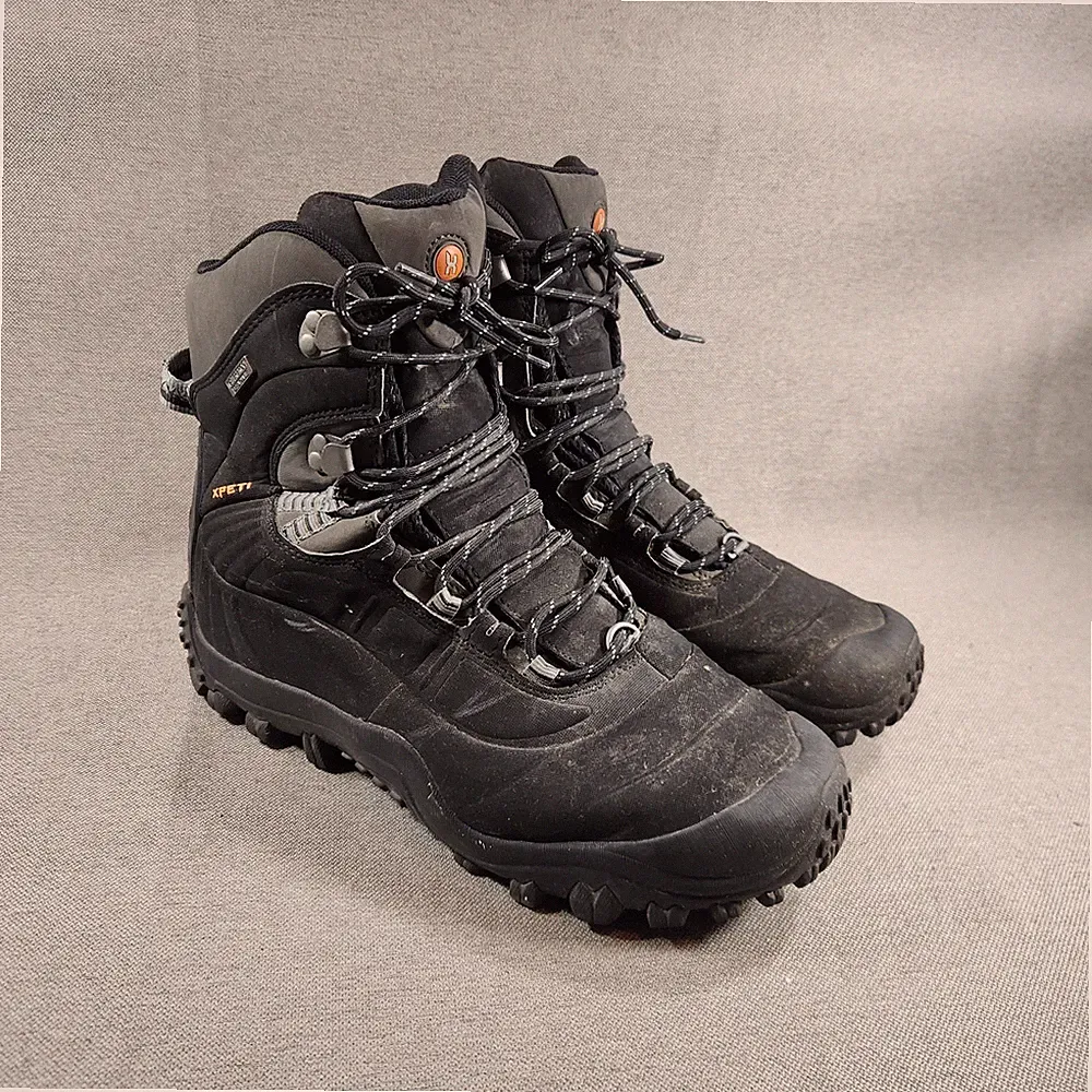 Xpeti Black Waterproof Insulated Thermator 8 Hiking Boots Men Size 11 Outdoor