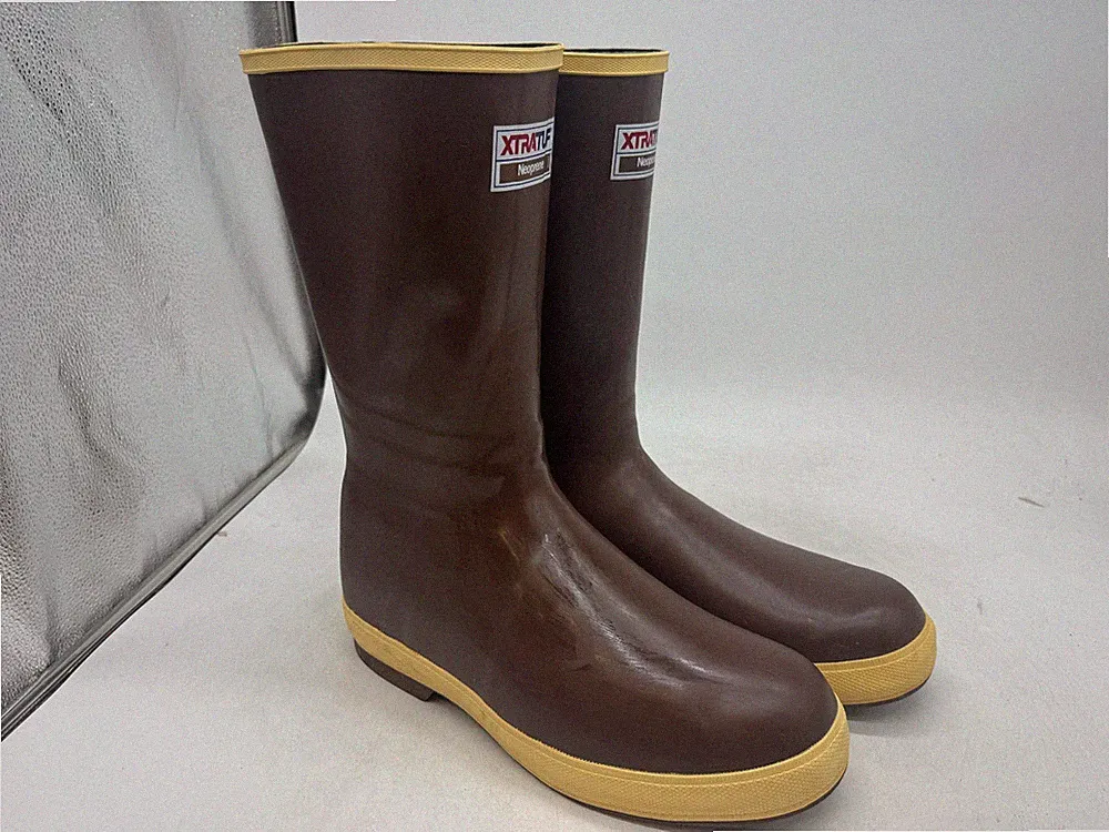 Xtratuf 15" Legacy Rain Boots Adult's Brown Pull On Round Toe Waterproof - 15