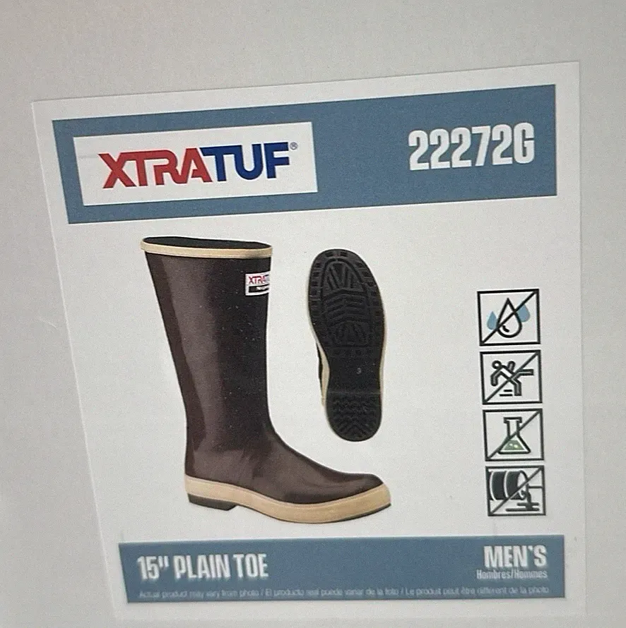 XTRATUF 15" Plain Toe Waterproof Men's Work Boots Model 22272G
