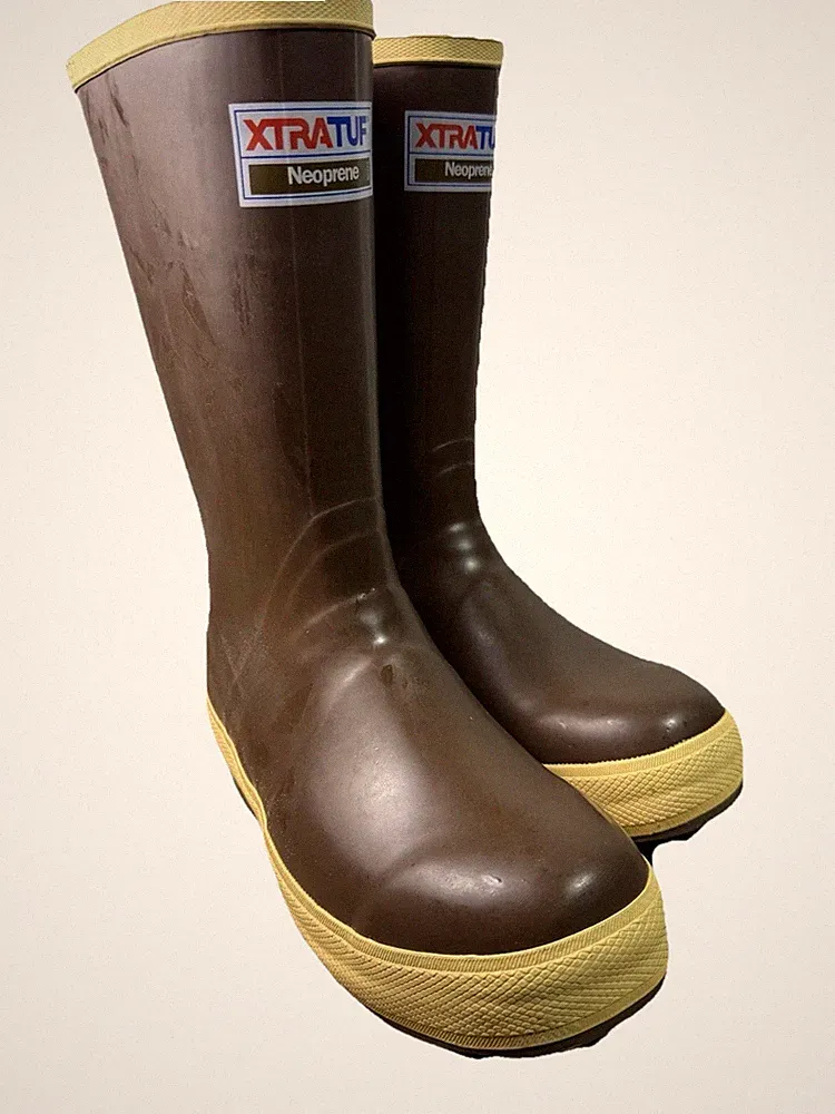 Xtratuf Legacy 12" Neoprene Boots Mens Brown Waterproof Slip Resistant NIB