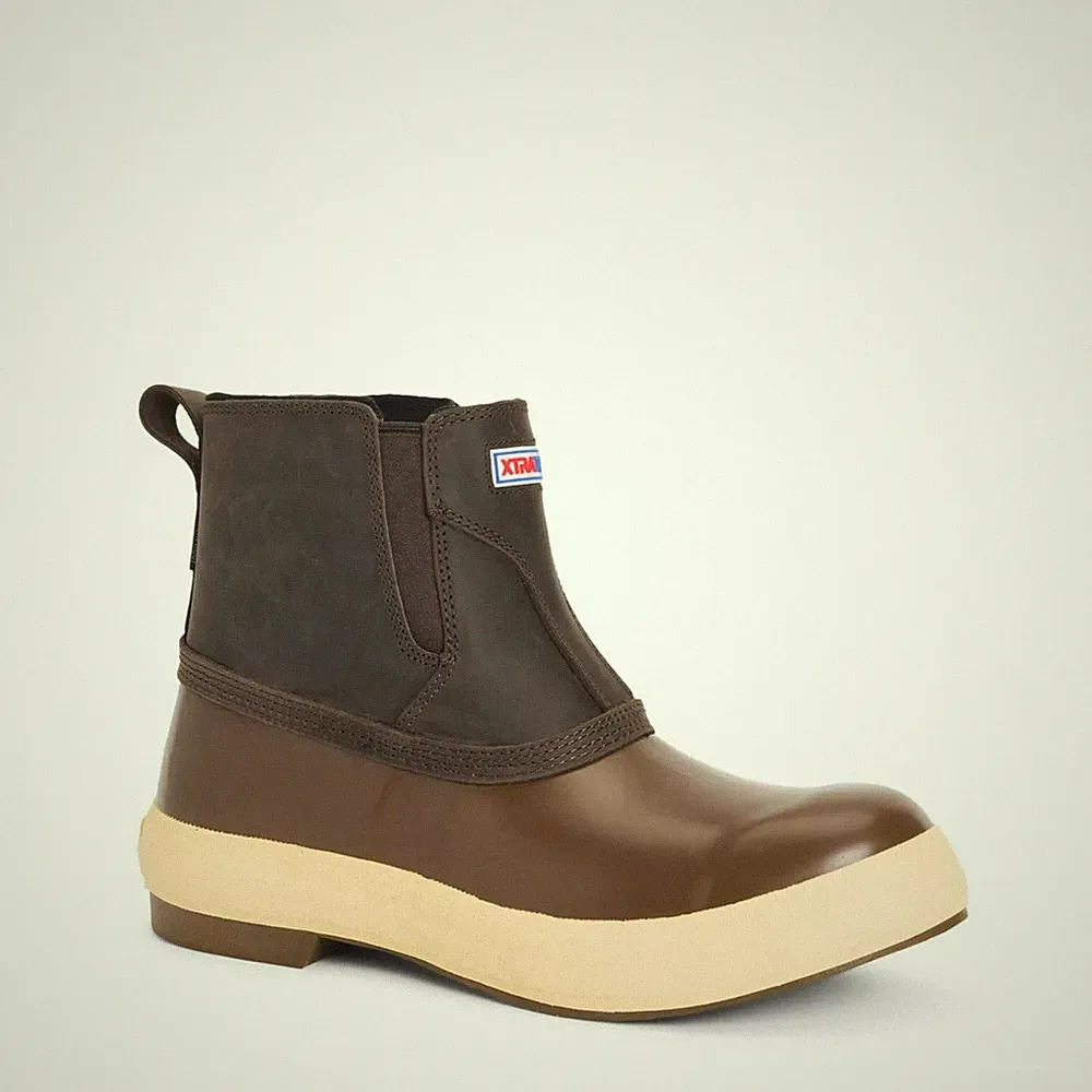 XTRATUF LPM-900 Men's 6" Legacy Chelsea Slip On Boot-Brown Size 7 OR/PR