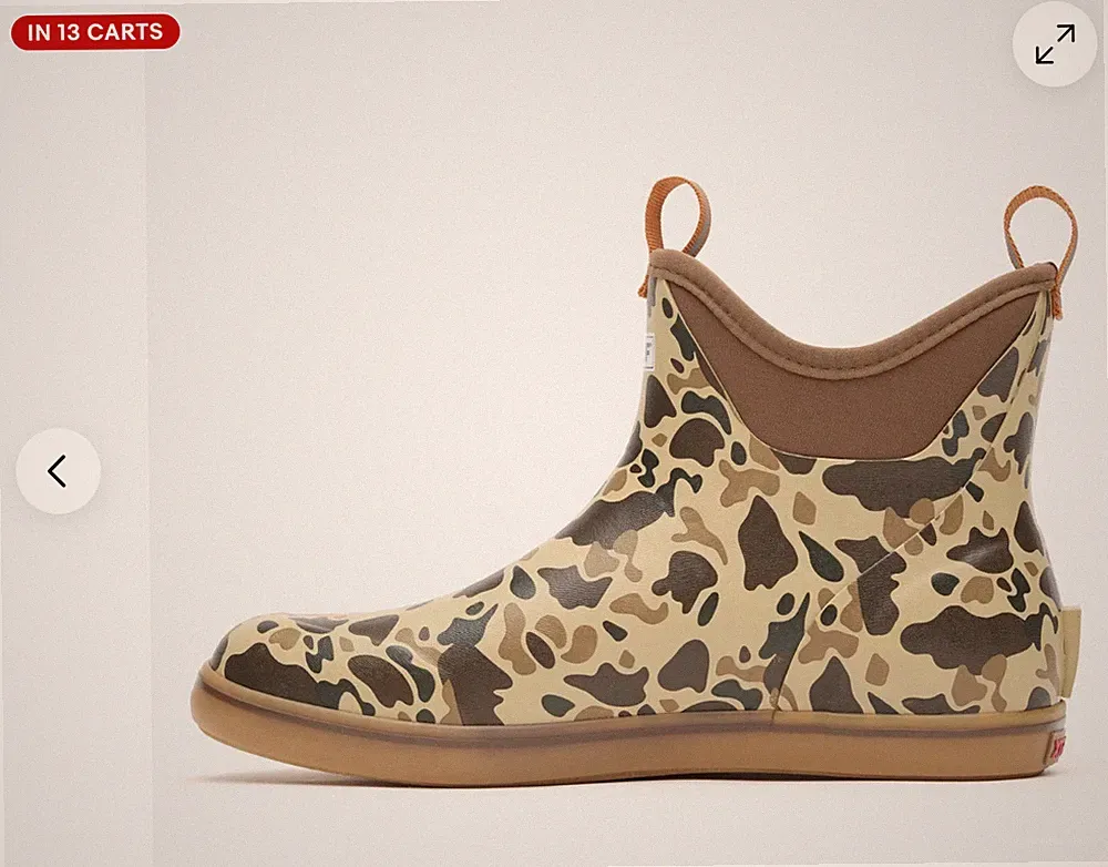 XTRATUF Men's Ankle Deck Camo Boots XMAB-DCAM Camo
